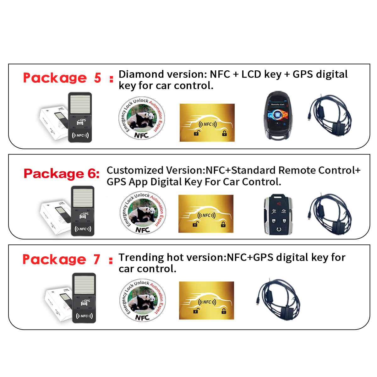 Cardot Modified Universal App Digital Car Key Working With Push Start Button Cars