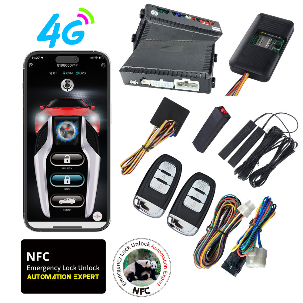 Cardot 4G Mobile App Control Long Distance Start Stop Gps Location Real Time Positioning For Original Factory Push Start Button Cars