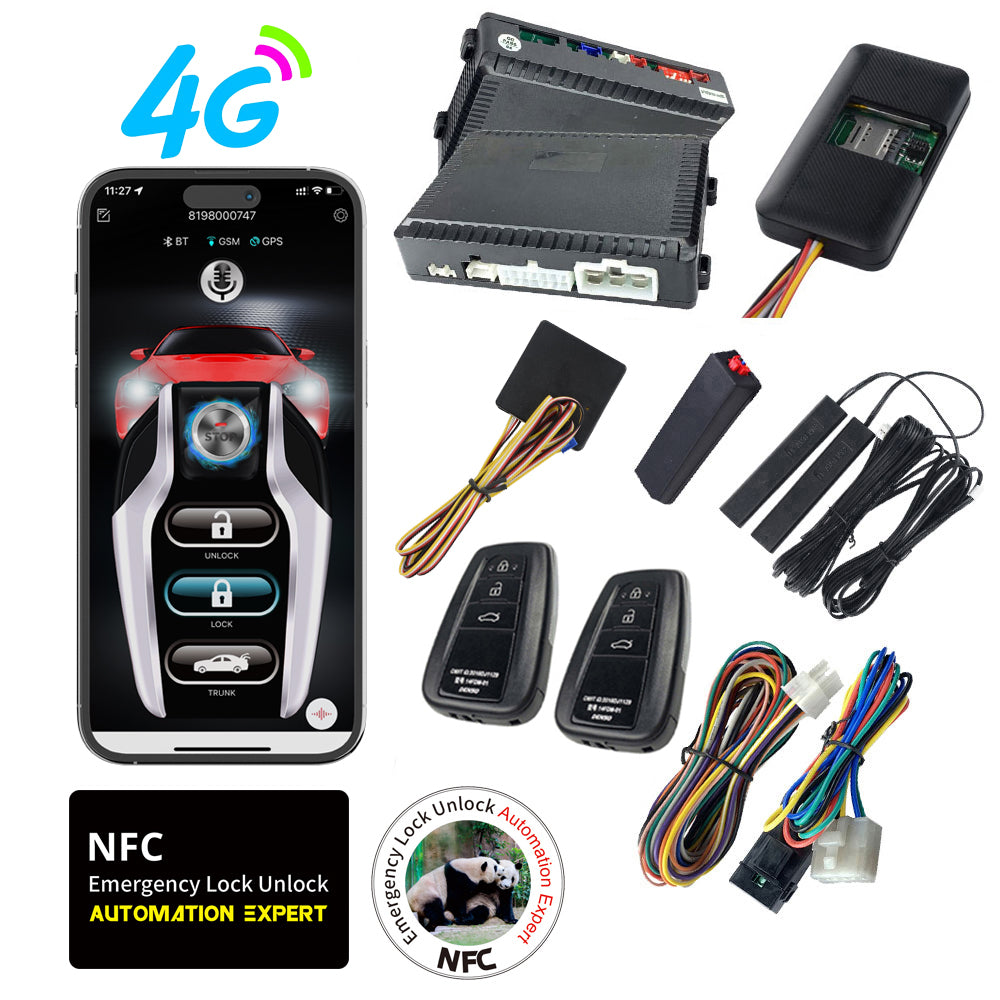 Cardot 4G Mobile App Control Long Distance Start Stop Gps Location Real Time Positioning For Original Factory Push Start Button Cars