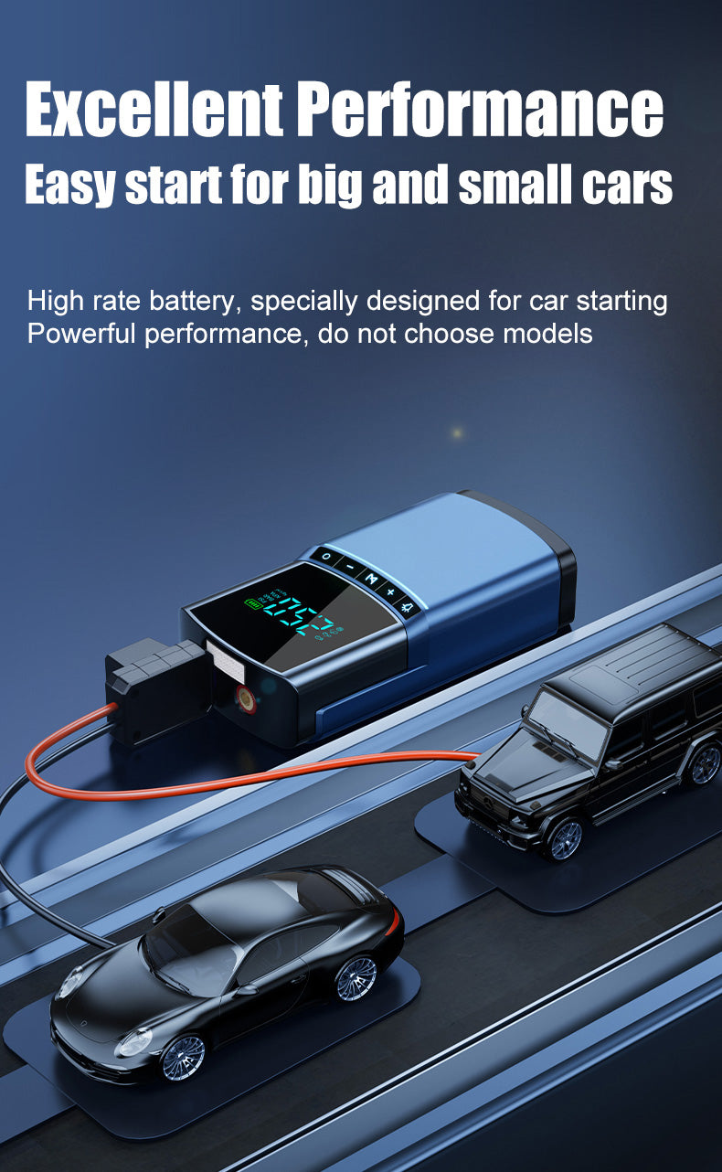 Cardot USA Hot Sale Universal Jump Starter&Air pump&Power Bank Integrated System