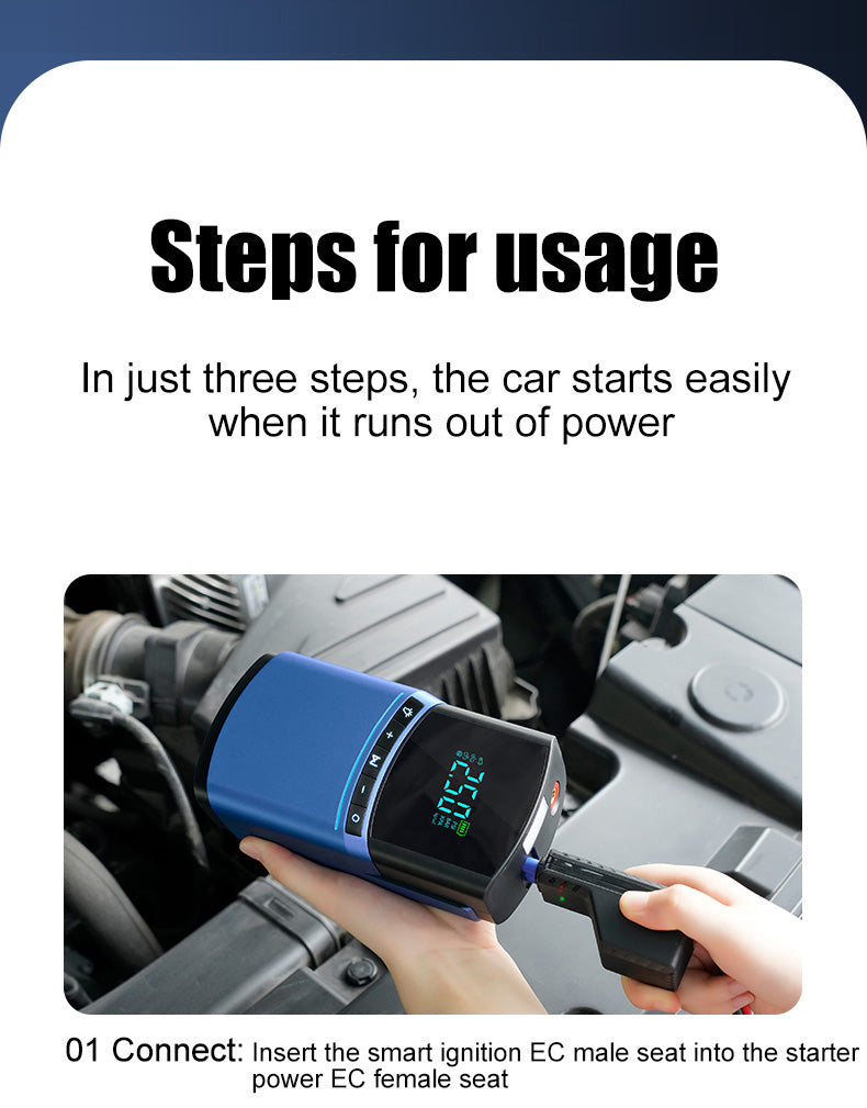 Cardot USA Hot Sale Universal Jump Starter&Air pump&Power Bank Integrated System
