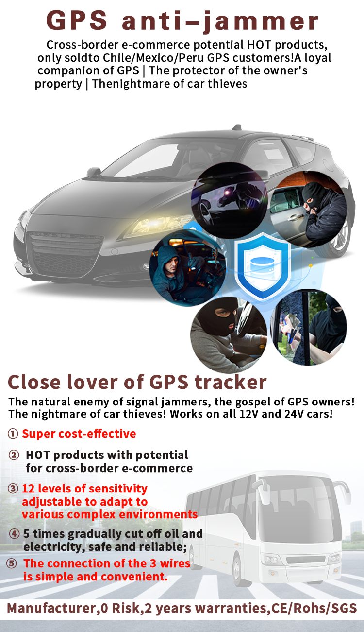 Cardot GPS tracker Security Anti-theft Device Natural enemy of Signal Jammer origin china manufacturer