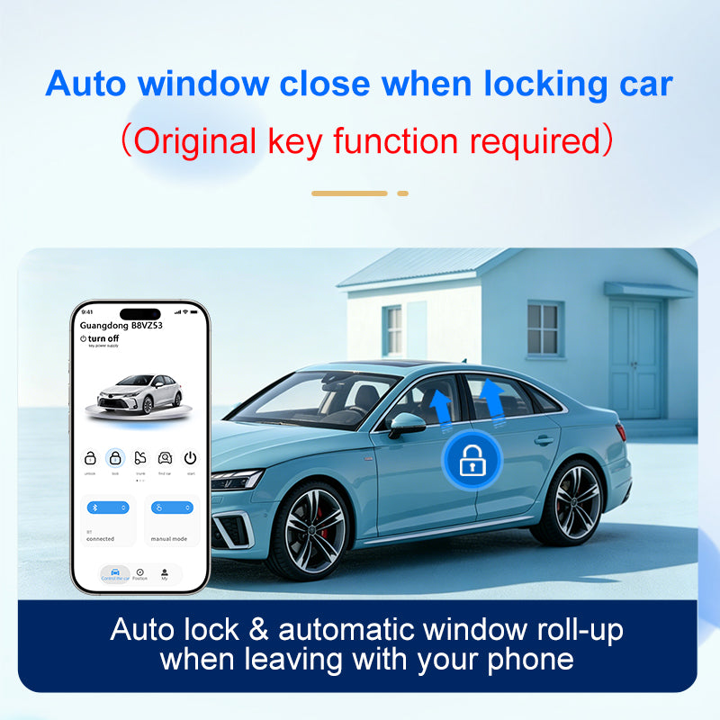 CARDOT BLE App Lock Unlock  Digital key Working With Push Start Button Cars