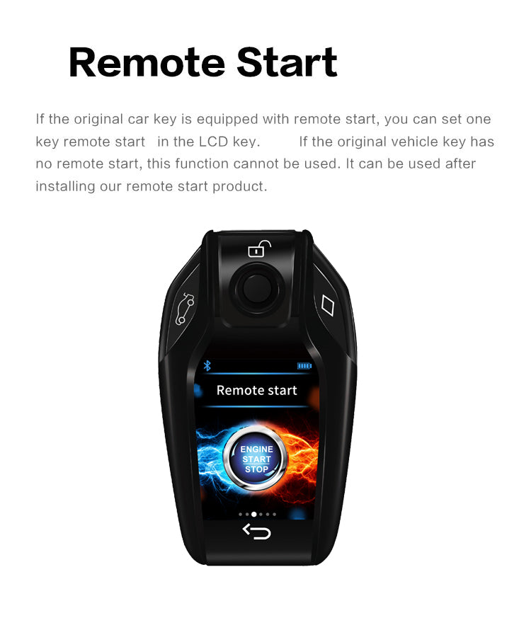 Cardot Modified Universal Smart LCD Key Original Manufacturer Screen Keyless-go Smart Vehicle Car Key