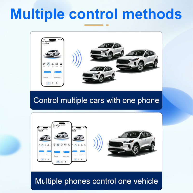 CARDOT BLE App Lock Unlock  Digital key Working With Push Start Button Cars