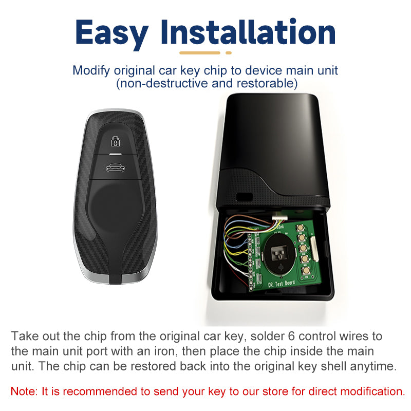 CARDOT BLE App Lock Unlock  Digital key Working With Push Start Button Cars