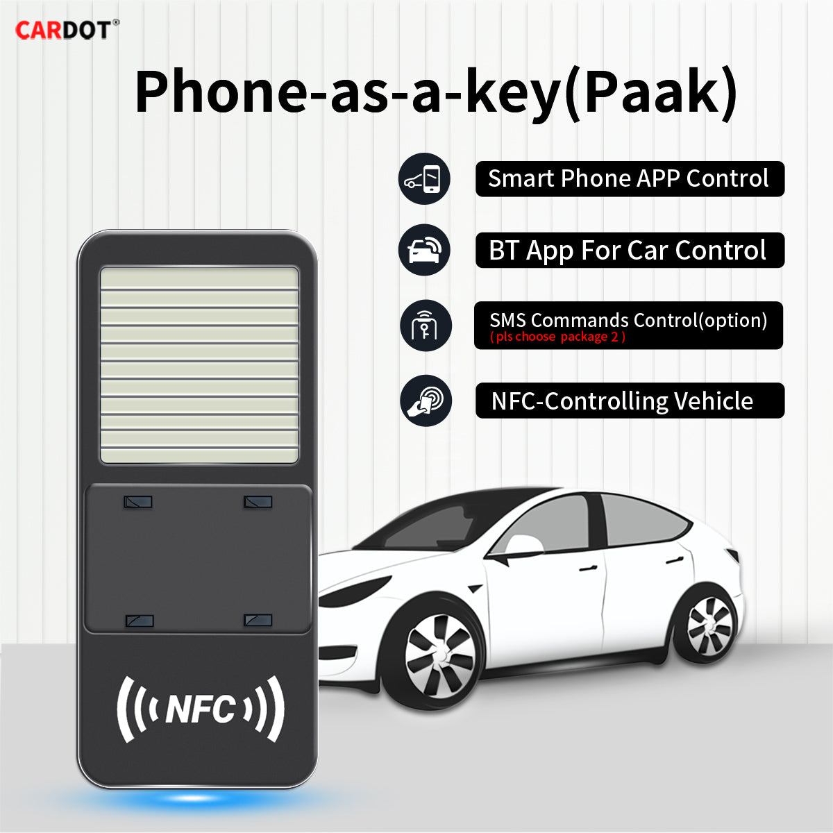 CARDOT 4G GPS real time tracking App Lock Unlock NFC Emergency Lock Unlock Digital key Working With Push Start Button Cars