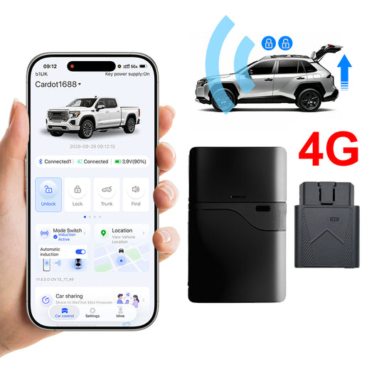 CARDOT Digital Smartphone Key 4G GPS real time tracking App Lock Unlock Working With  One Click Startup System