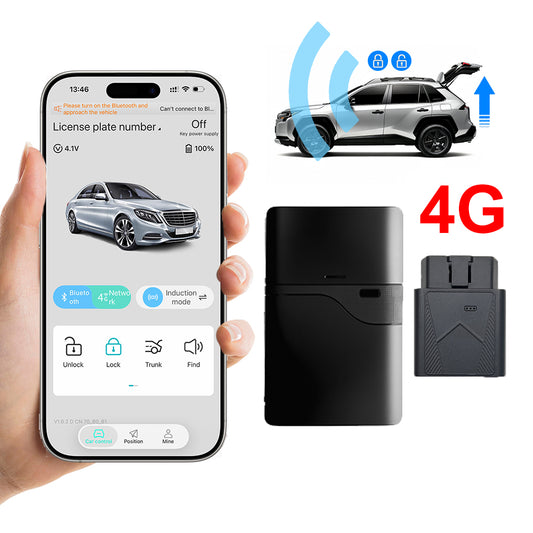 CARDOT 4G Digital car key  GPS real time tracking App Lock Unlock Working With One click start of vehicle model