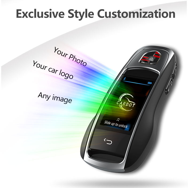 car accessories Liquid Crystal Smart Lcd Key FOB Remote Smart Touch Screen For Push Button Start Stop Cars key