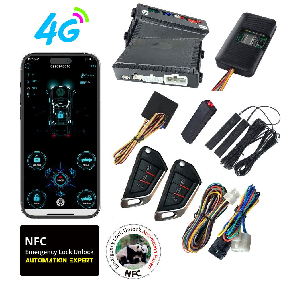 CARDOT 4G Mobile App Control Long Distance Start Stop Gps Location Real Time Positioning For Original Factory Push Start Button Cars