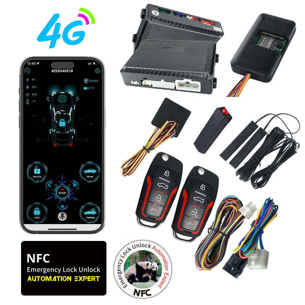 CARDOT 4G Mobile App Control Long Distance Start Stop Gps Location Real Time Positioning For Original Factory Push Start Button Cars