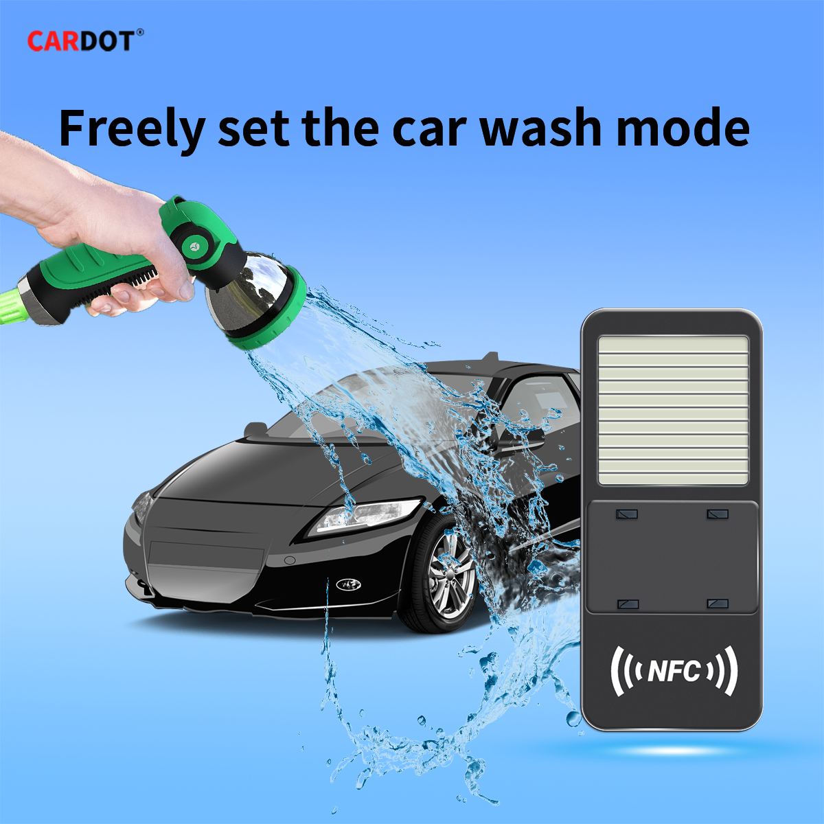 CARDOT BLE App Lock Unlock NFC Emergency Lock Unlock Digital key Working With Push Start Button Cars