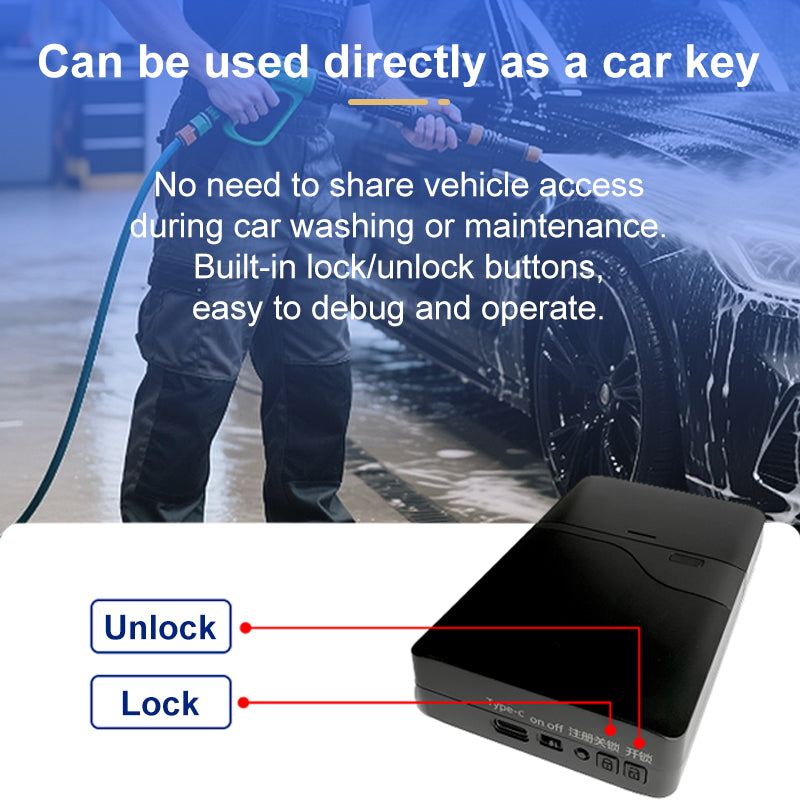CARDOT BLE App Lock Unlock  Digital key Working With Push Start Button Cars