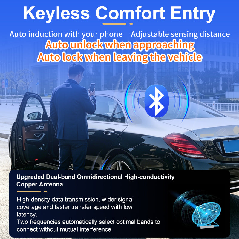 CARDOT BLE App Lock Unlock  Digital key Working With Push Start Button Cars