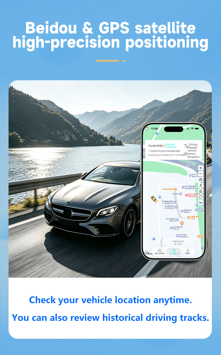 CARDOT 4G Digital car key  GPS real time tracking App Lock Unlock Working With One click start of vehicle model
