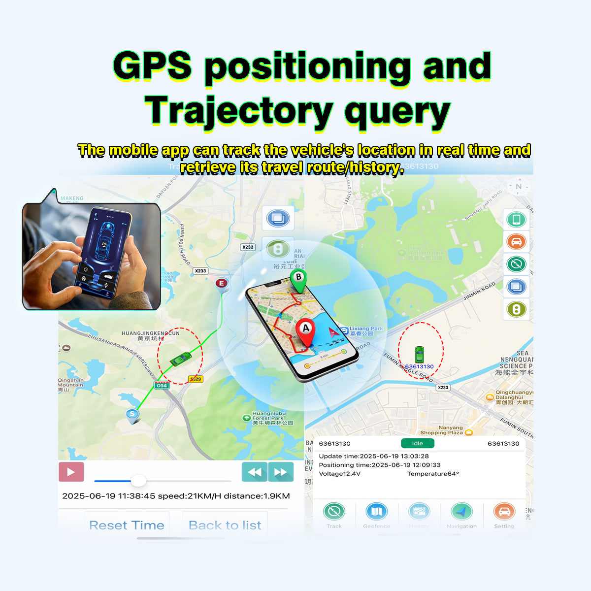 CARDOT 4G GPS real time tracking App Lock Unlock NFC Emergency Lock Unlock Digital key Working With Push Start Button Cars