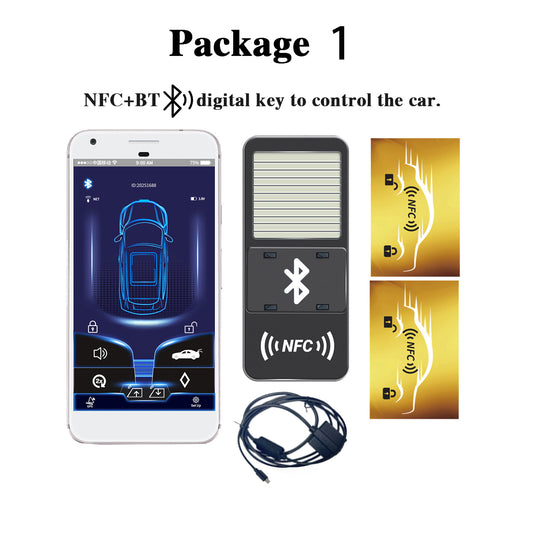 CARDOT BLE App Lock Unlock NFC Emergency Lock Unlock Digital key Working With Push Start Button Cars
