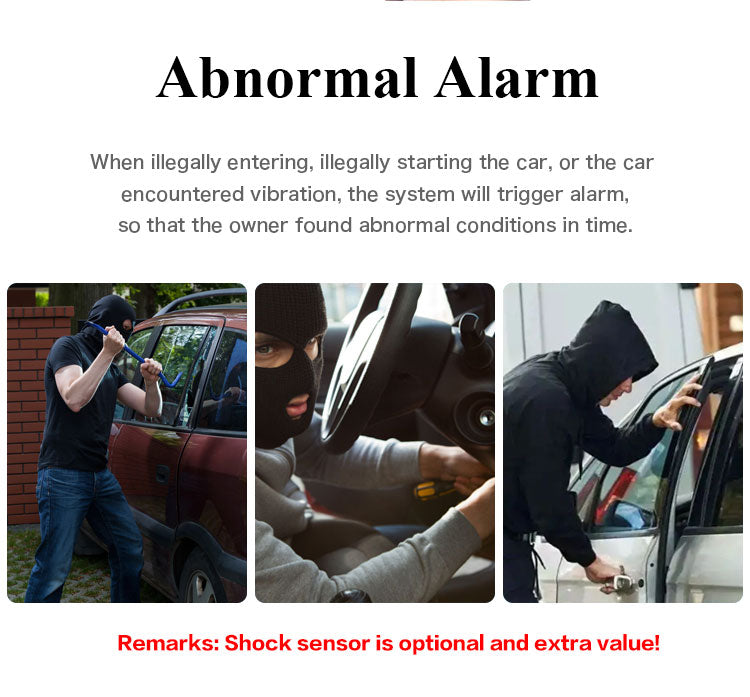 CARDOT LCD KeySmart BT Phone APP Control PKE Keyless Entry Engine Start Alarm System Push Button Remote Starter Stop Anti-theft System