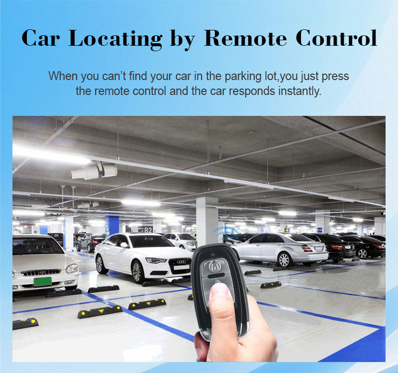 CARDOT LCD KeySmart BT Phone APP Control PKE Keyless Entry Engine Start Alarm System Push Button Remote Starter Stop Anti-theft System