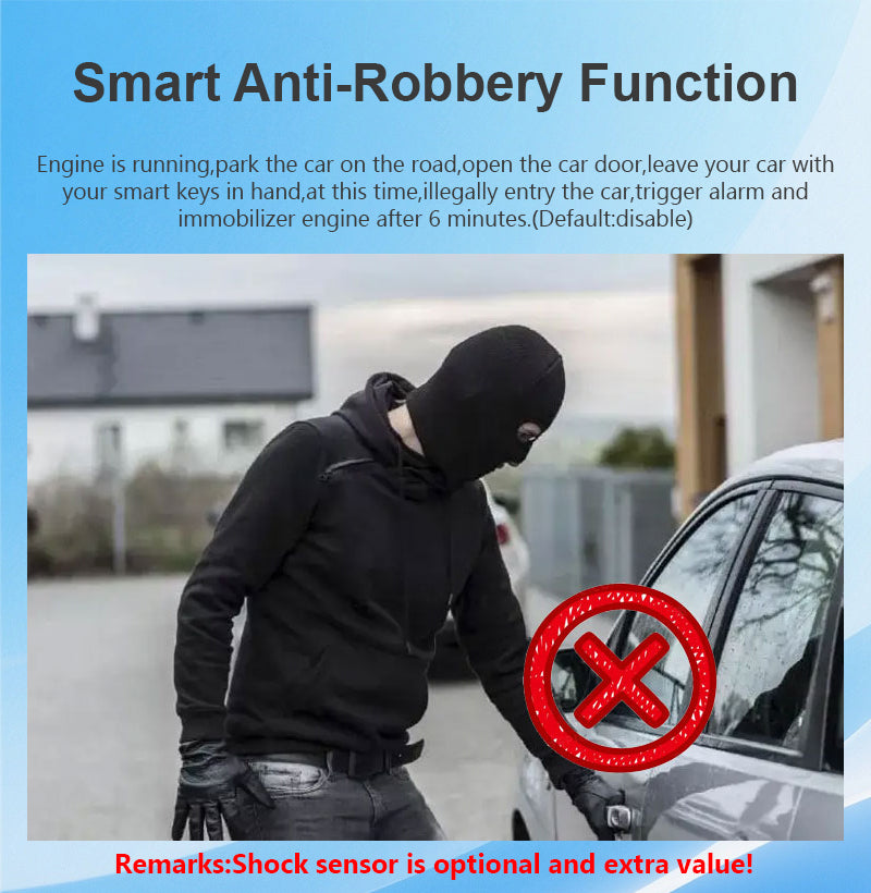 Sistema de alarma para automóvil Cardot 4G con arranque remoto del motor y control por aplicación de teléfono pequeño Pke 